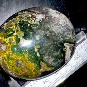 Ocean jasper pillow stone Large palm stone SALE